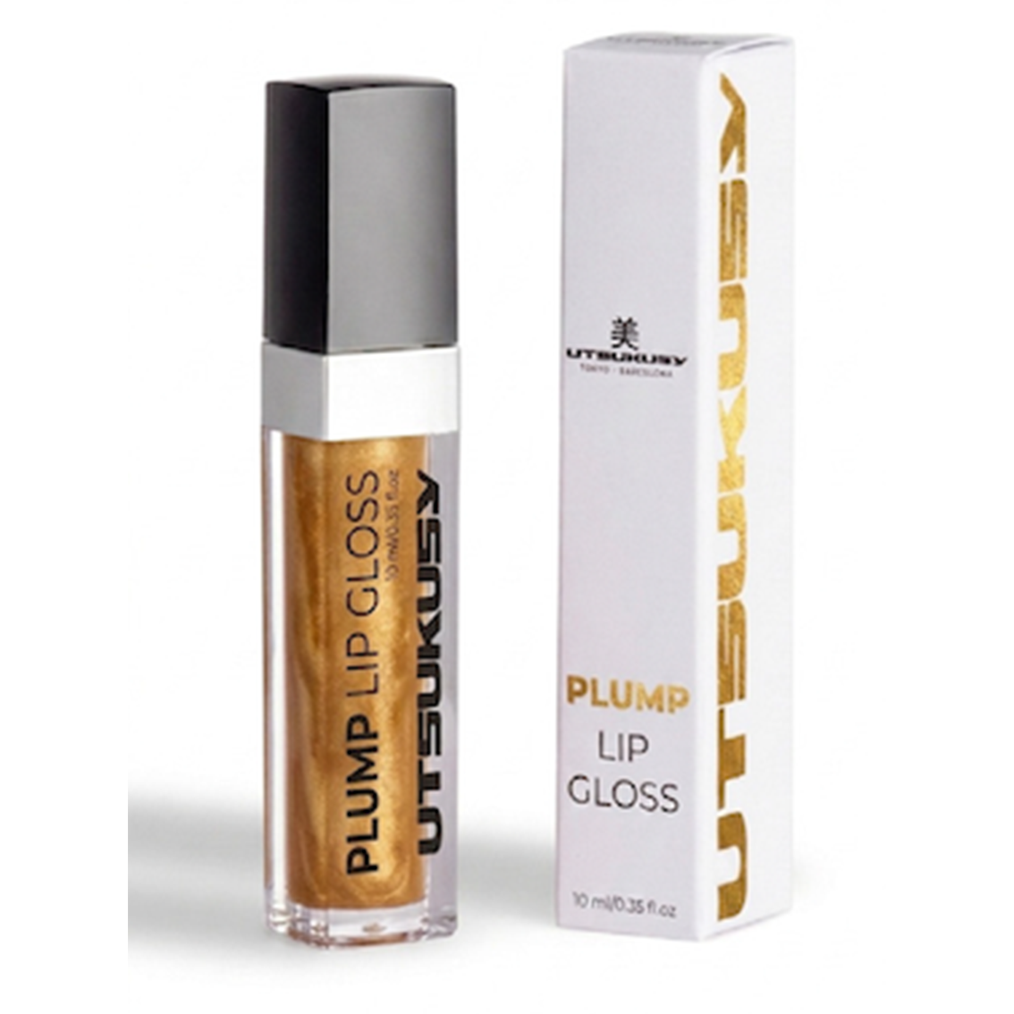 Plump Lip Gloss Pearly Nude – 10 ml - Utsukusy Cosmetics