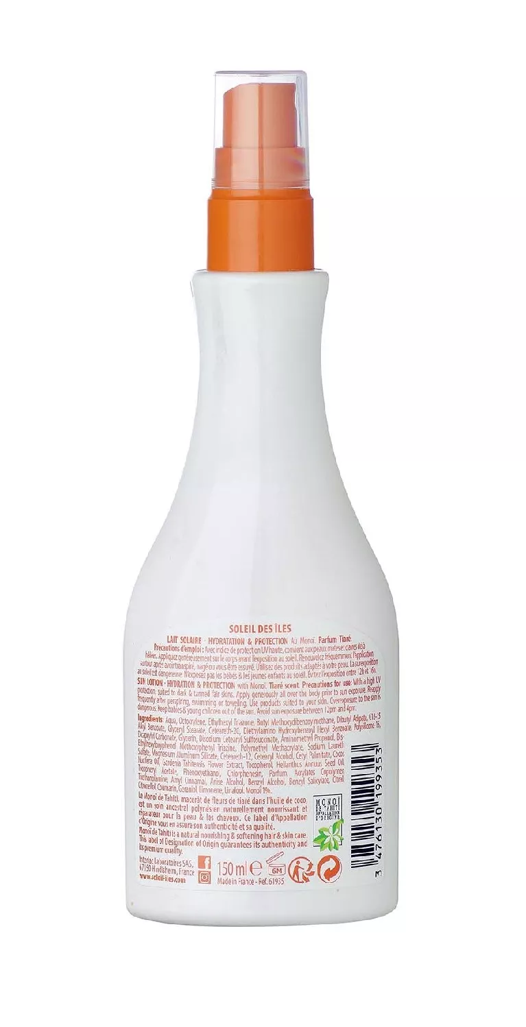 Sonnenmilch Spray LSF 50 Tiare Blüte
