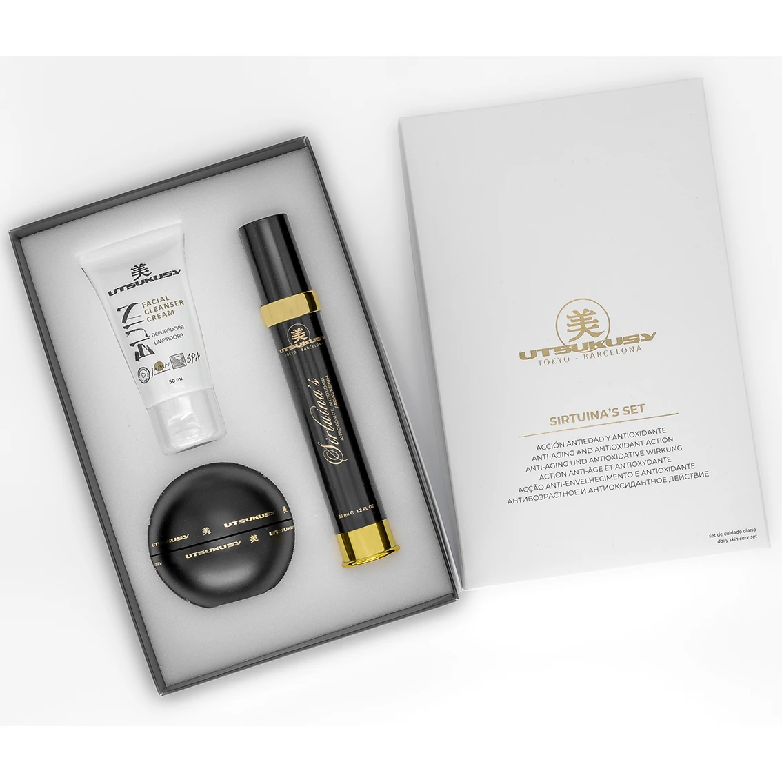 Sirtuijnas Gersichtspflege Set von Utsukusy Cosmetics