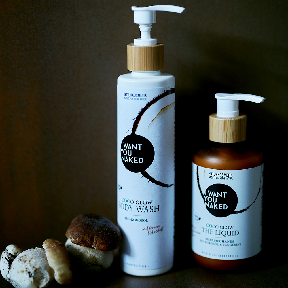 I WANT YOU NAKED - THE LIQUID Handseife Coco Glow mit Bio-Kokosöl