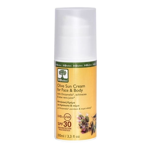Olivensonnencreme von Bioselect LSF 30